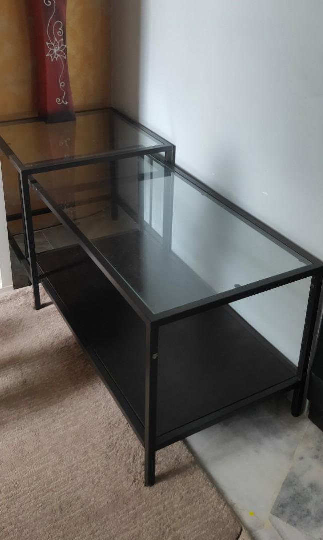 Ikea Vittsjo Coffee Table & Lack Side Table, Furniture & Home Living