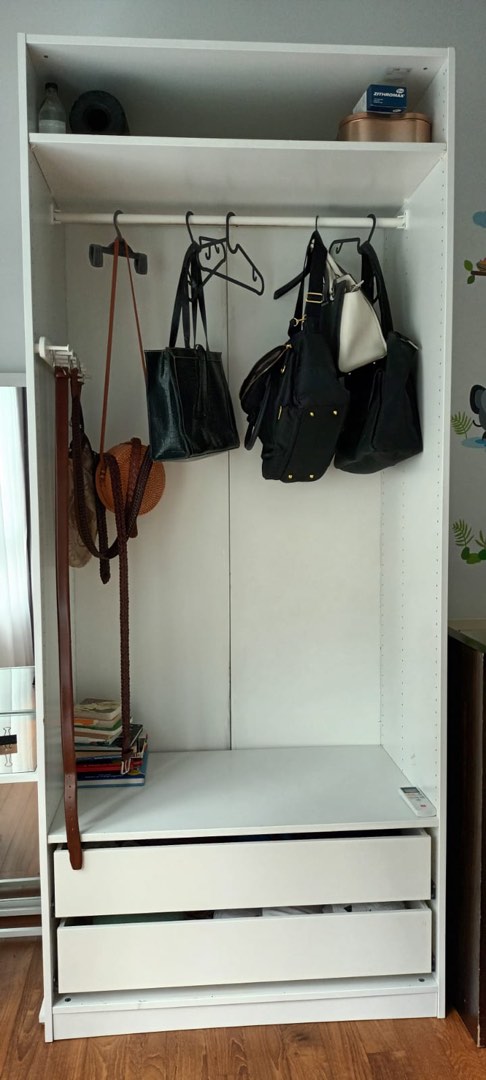 IKEA wardrobe (open), Furniture & Home Living, Furniture, Other Home Furniture on Carousell