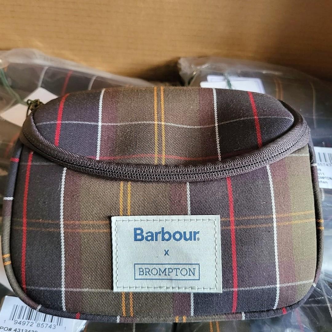 Barbour × BROMPTON ZIP POUCH First look: Barbour x Brompton collaboration
