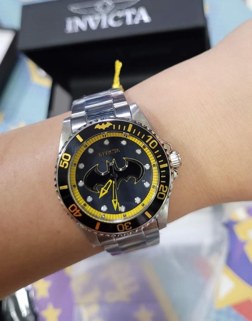Invicta DC Comica Batman (Category: Men's Watches) located in Pasig City. Submitted by lizshoppe.ph (Listing ID 1189896062, Image 1). Description: 🔸️ORIGINAL 🔸️Invicta Limited Edition 🔸️DC Comics Batman 🔸️Invicta 36382 🔸️38mm 🔸️P5,500 ONLY free shipping 5x money back if fake.