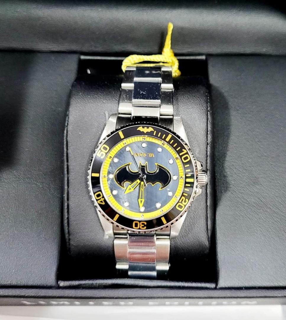 Invicta DC Comica Batman (Category: Men's Watches) located in Pasig City. Submitted by lizshoppe.ph (Listing ID 1189896062, Image 3). Description: 🔸️ORIGINAL 🔸️Invicta Limited Edition 🔸️DC Comics Batman 🔸️Invicta 36382 🔸️38mm 🔸️P5,500 ONLY free shipping 5x money back if fake.