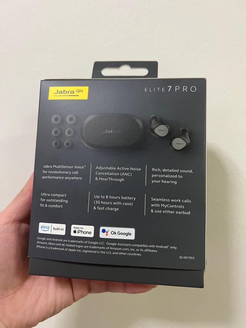 Jabra Elite 7 Pro Titanium Black, Audio, Earphones on Carousell