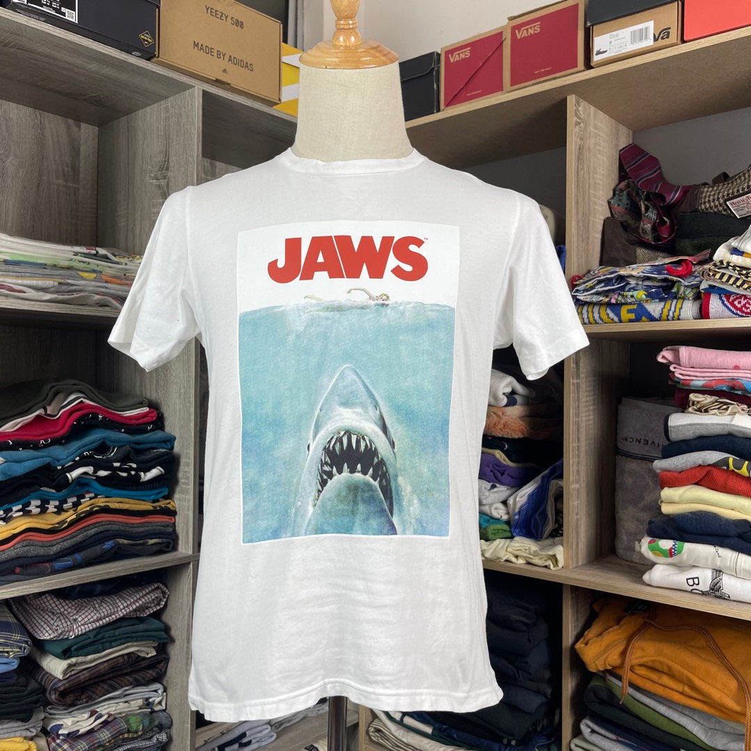 Jaws, Men's Fashion, Tops & Sets, Tshirts & Polo Shirts on Carousell