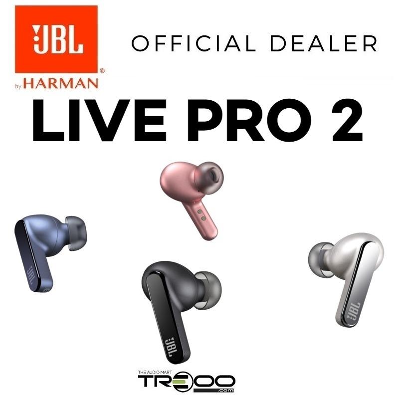 JBL Live Pro 2 In-Ear Noise Cancelling Bluetooth Wireless Earbuds - Bl