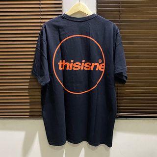 Kaos Thisisneverthat Orange in Black Oversize