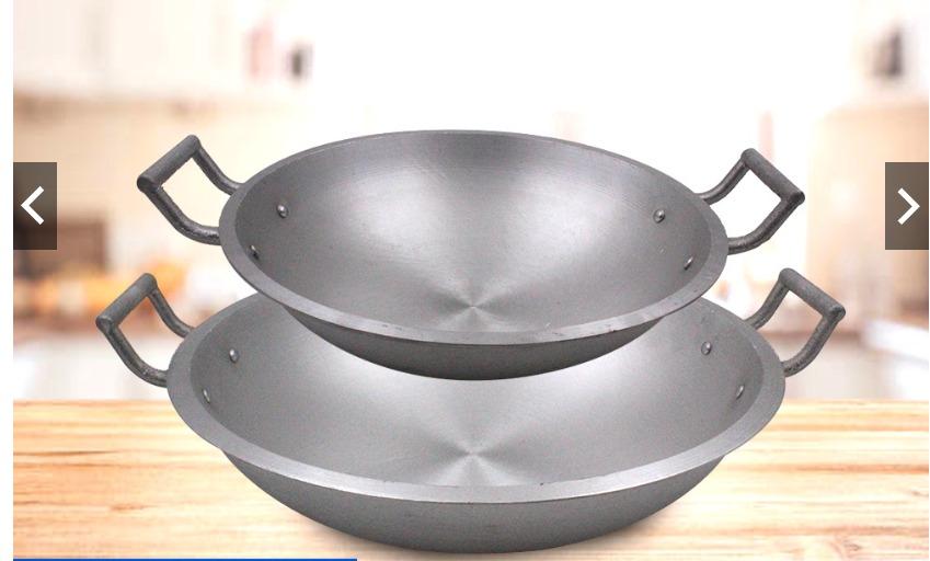 Kawali Frying Pan With Double Handle Kawali D/H #3 #5, Furniture & Home