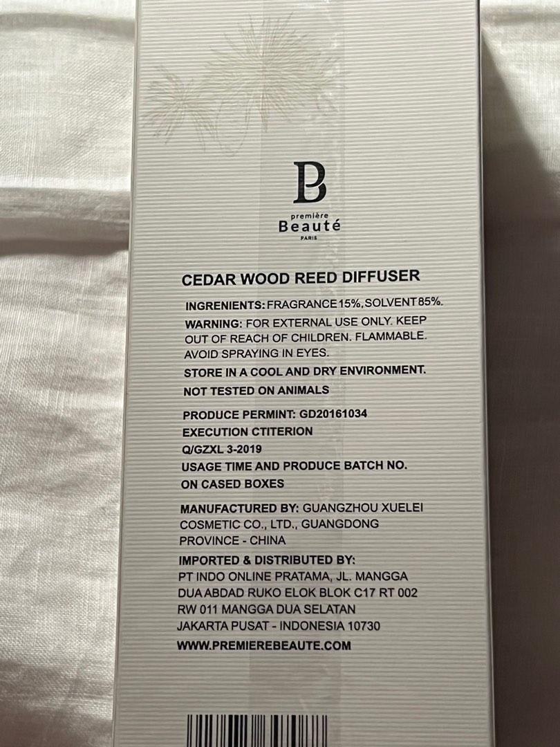 KKV Premiere Beaute Cedaw Wood Reed Diffuser 100 ml, Perabotan Rumah di ...