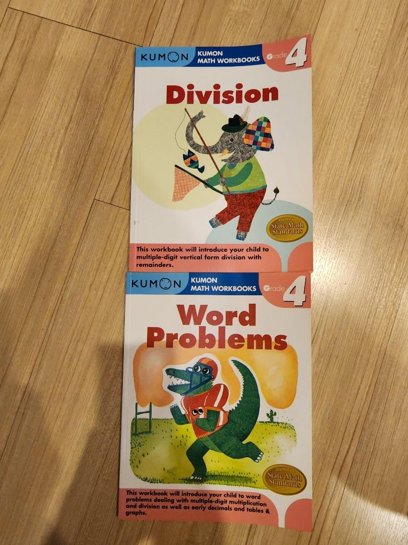 Kum9n Math Workbook ( grade 4 ) - division & word problems ...