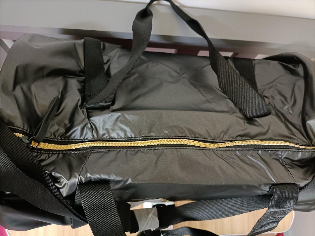 LAST CHANCE Puma barrel bag exercise sports bags duffel gold cat