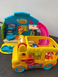 Leap Frog Learning Friends School & Bus