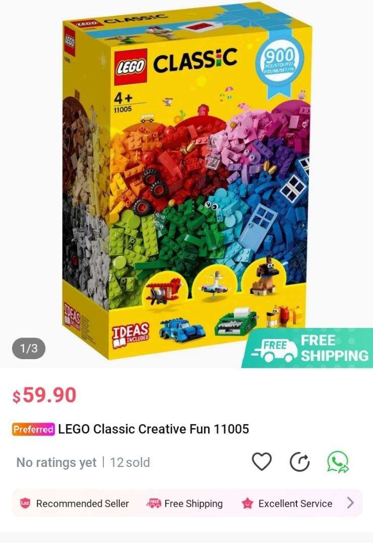 Lego classic 900 pieces 11005 top
