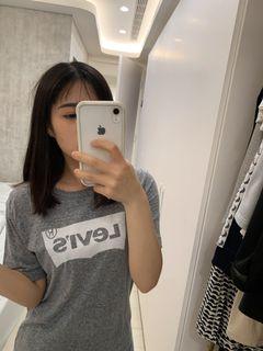 Levis 灰色棉質 舒適上衣