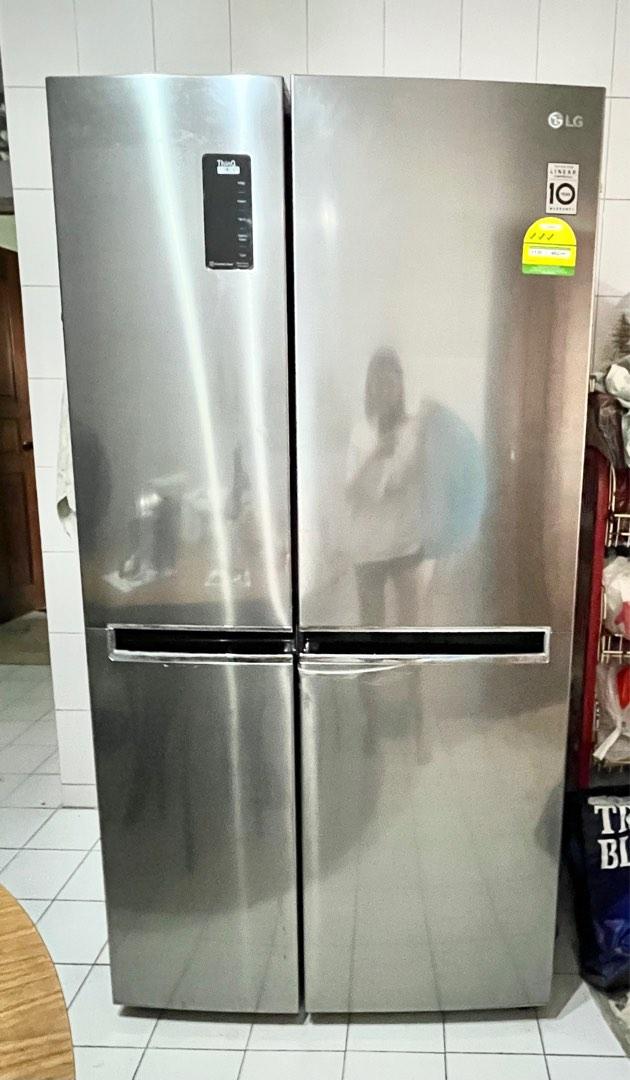 LG Side by Side Fridge (WARRANTY), TV & Home Appliances, Kitchen