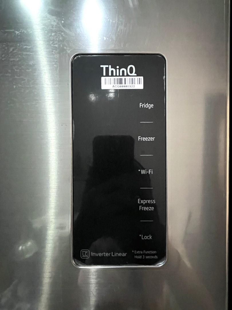 LG Side by Side Fridge (WARRANTY), TV & Home Appliances, Kitchen