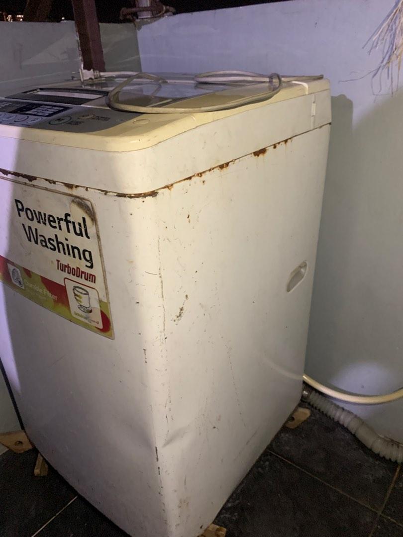 LG Turbo Drum 7kg automatic washing machine, TV & Home Appliances