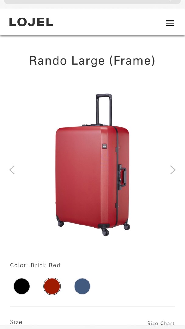 Lojel Rando Large Frame Luggage Hobbies Toys Travel Luggage