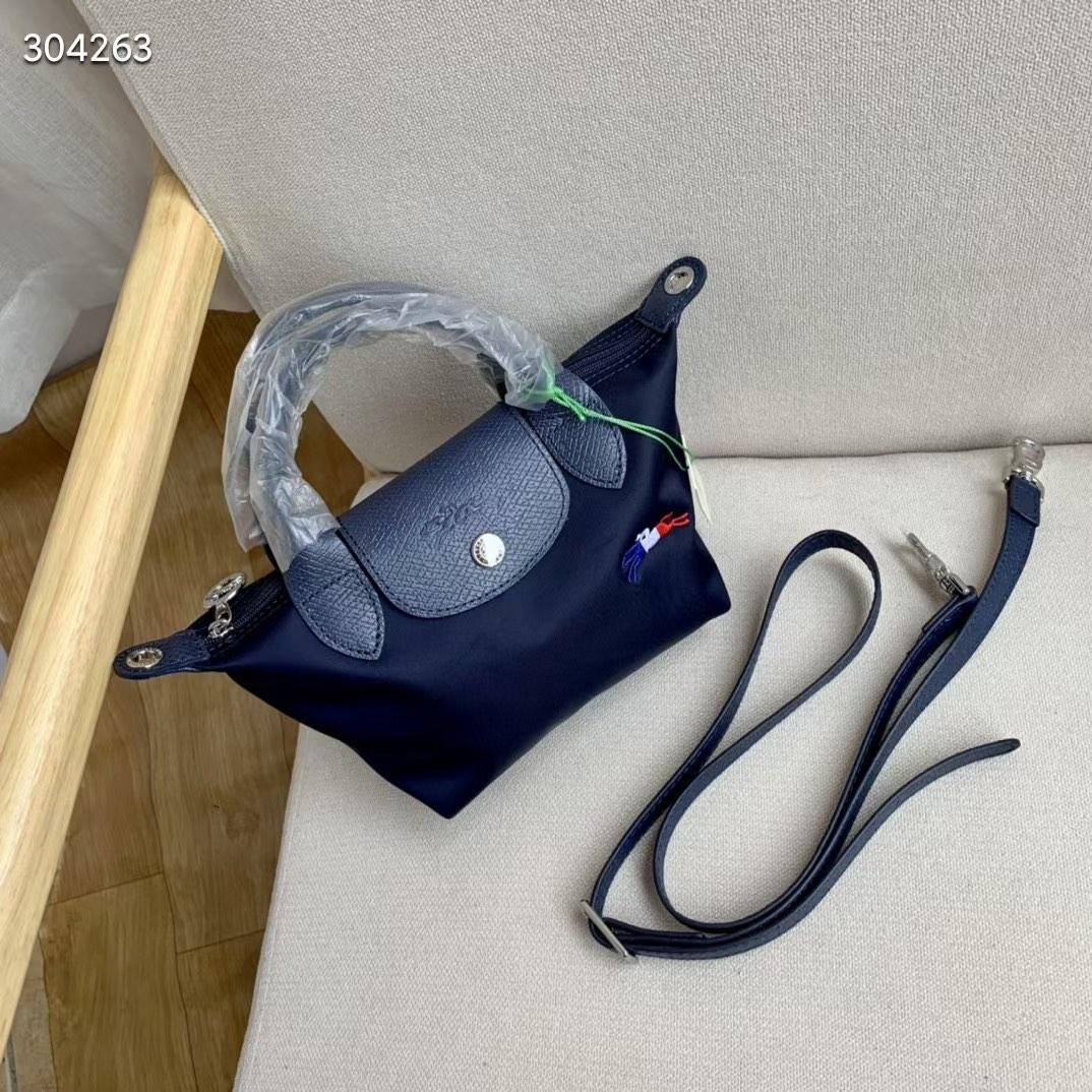 Longchamp Bag mini adjusted sling bag tres navy blue instock
