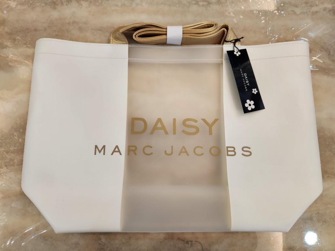 Marc Jacobs Daisy Tote Bag white and transparent