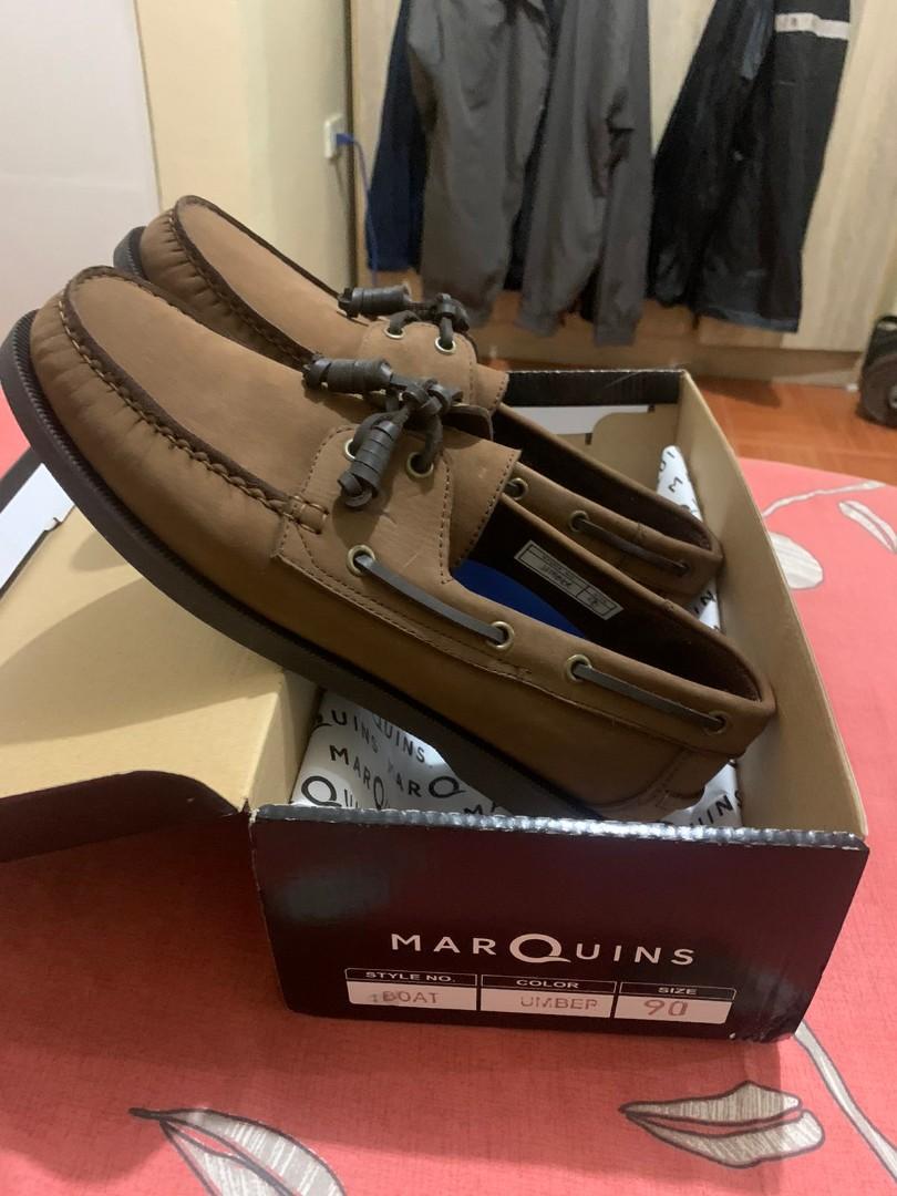Marquins boat shoes(umber brown), Men's 