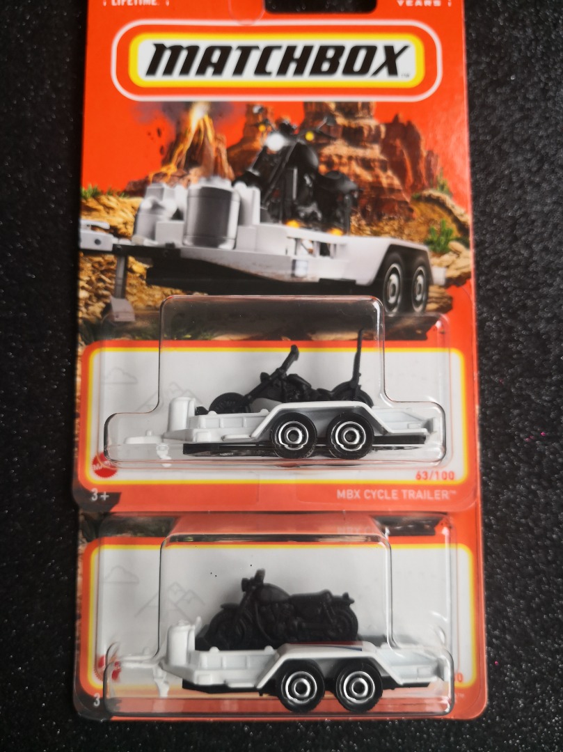matchbox cycle trailer