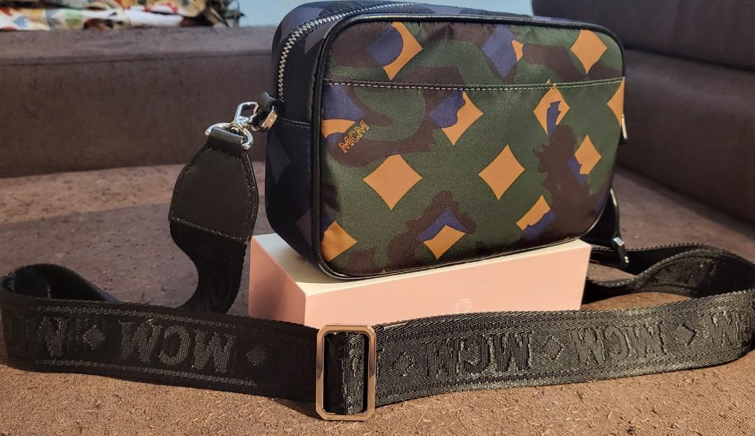 MCM Dieter Nylon multi colour cross body bag