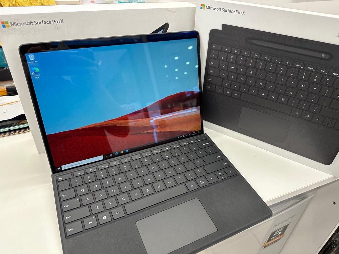 MICROSOFT SURFACE PRO X LTE FULLSET WITH KEYBOARD & PEN, Computers