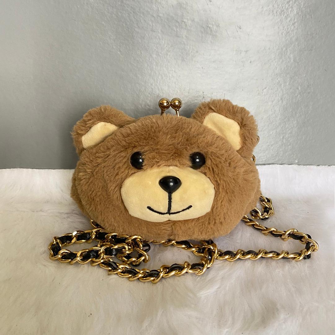 Faux fur teddy bear best sale