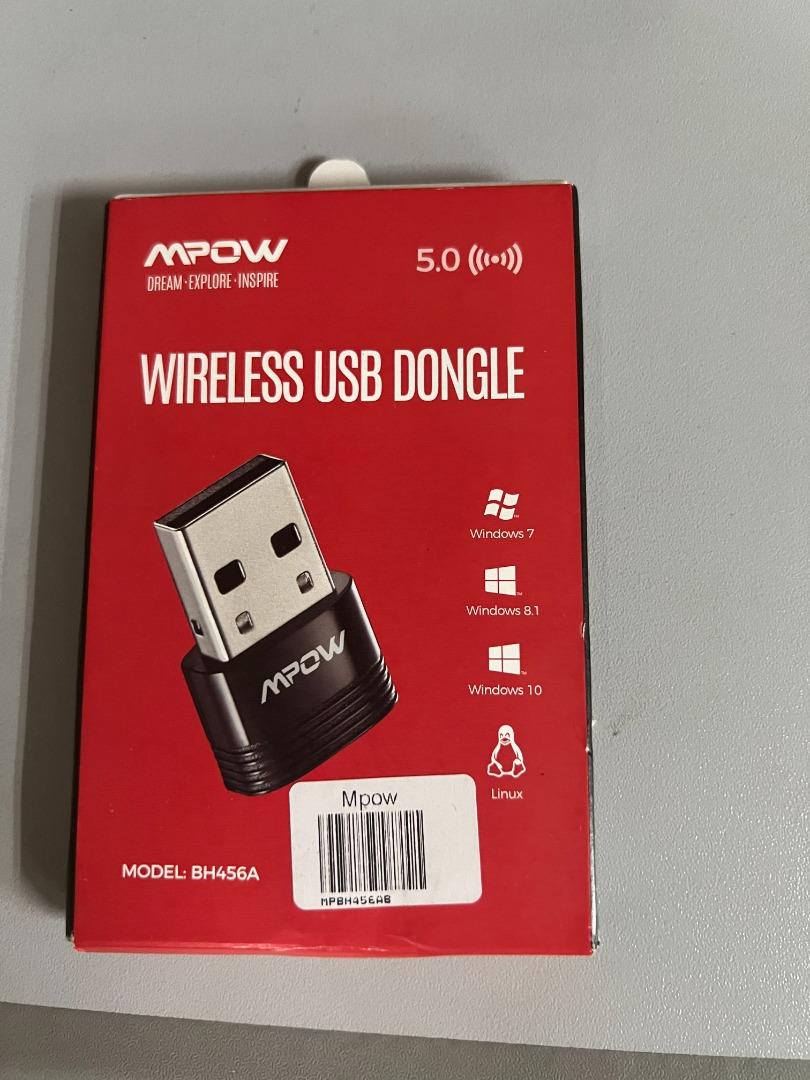 Mpow BH456A Bluetooth 5.0 USB Adapter for PC