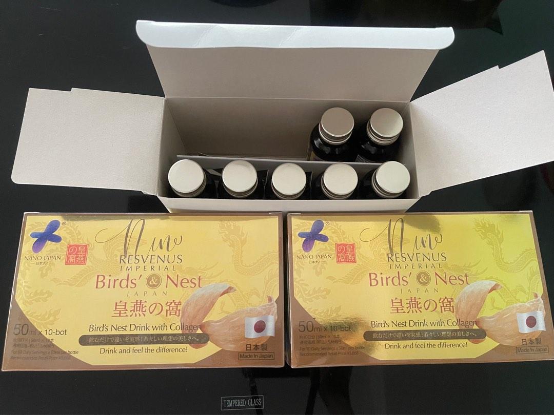 Nano Japan Resvenus Imperial Bird Nest Collagen Drink, Health