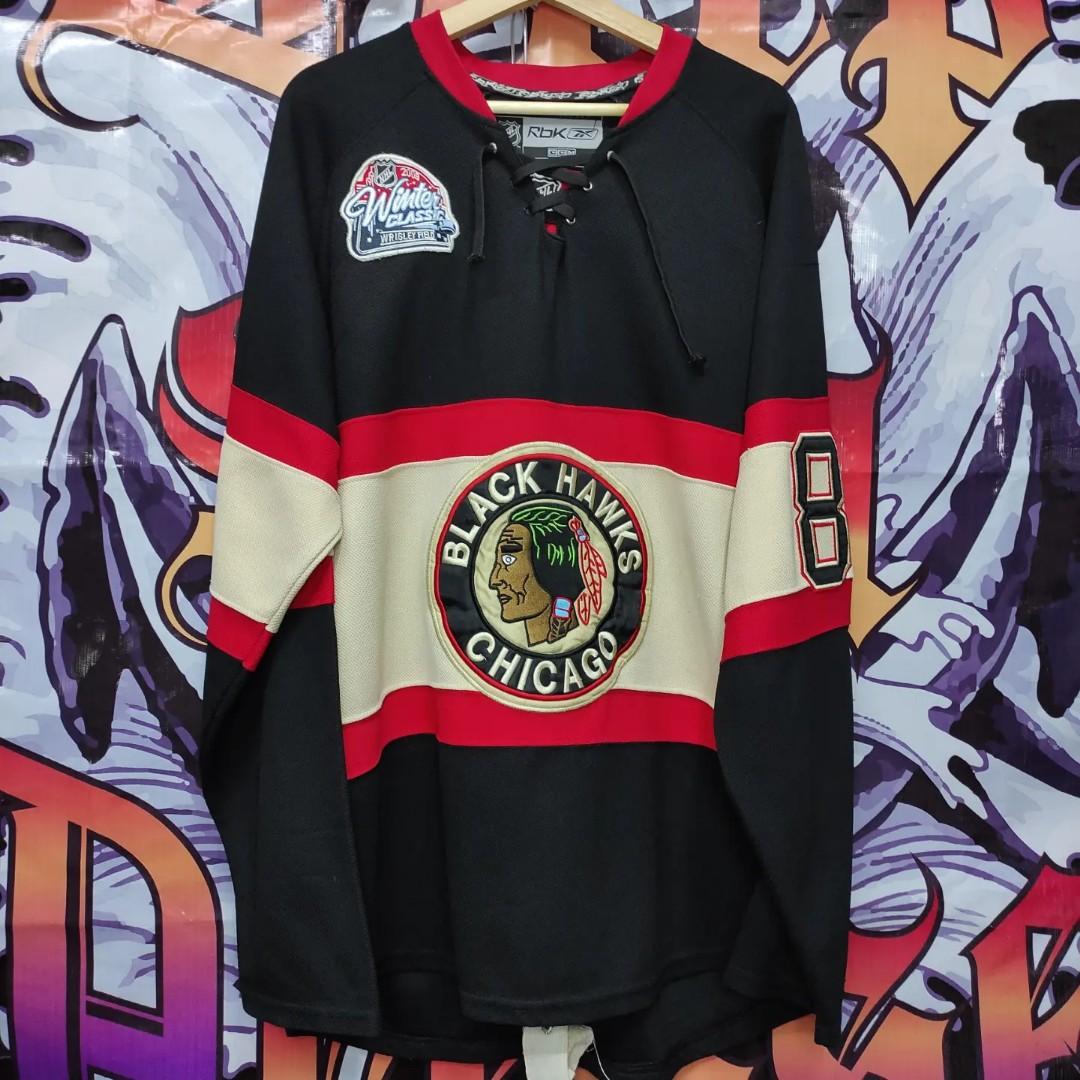 NHL Chicago Blackhawks Jersey Men s Fashion Tops Sets Tshirts