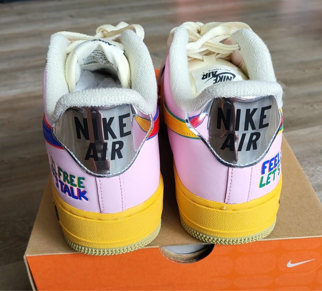 Nike Air Force 1 07 Pink Foam Royal Men s Fashion Footwear