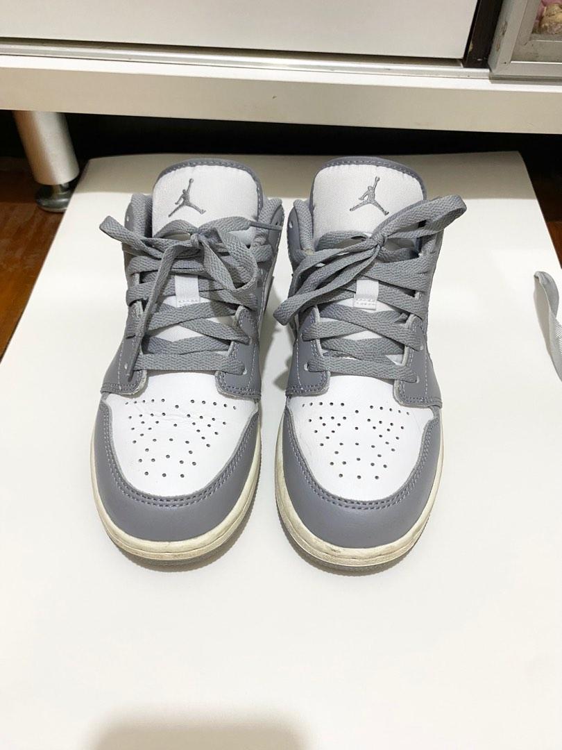 Nike Air Jordan 1 Low Vintage Grey GS US 5.5Y size 38 Carousell