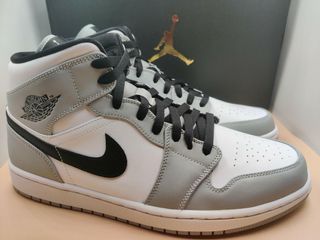 Air jordan 1 sales mid triple grey