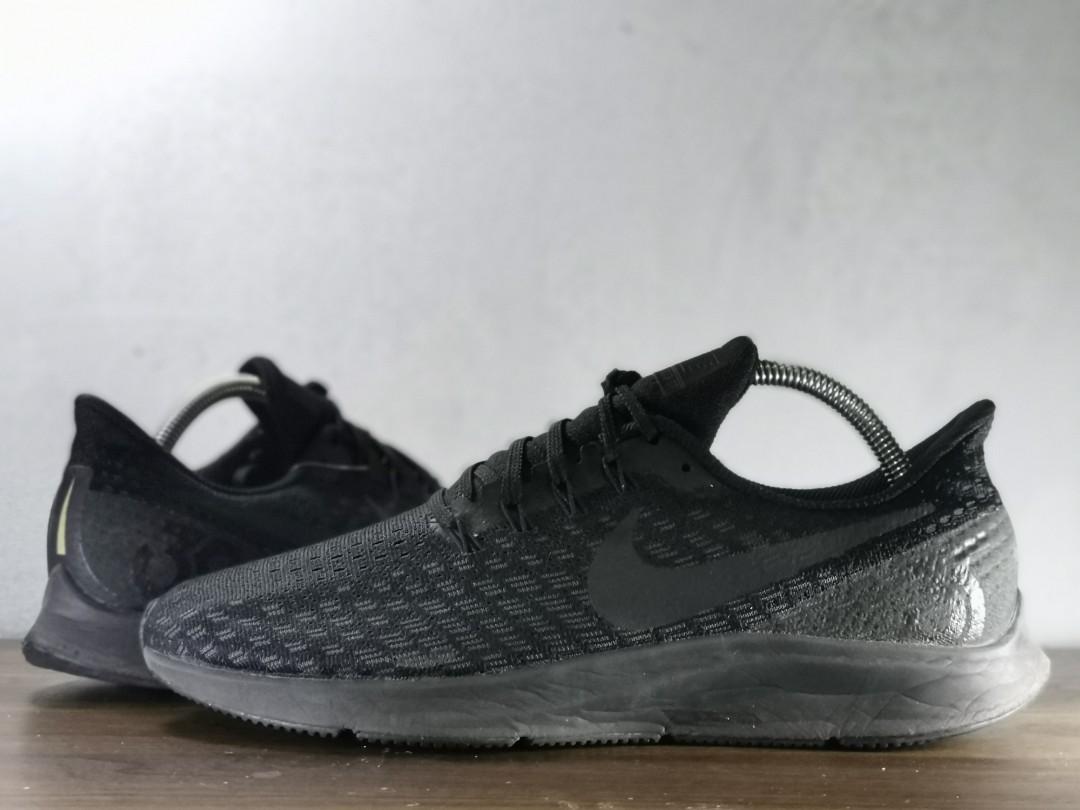 Nike Air Zoom Pegasus 35 Triple Black Training Men s Fashion Footwear Sneakers on Carousell