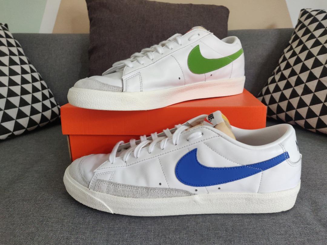 Nike Blazer Low 77 Vintage Vintage White Chlorophyll Medium Blue
