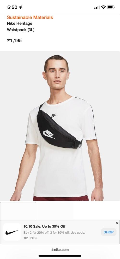 Nike Heritage Belt Bag, Men's Fashion, Bags, Belt bags, Clutches and
