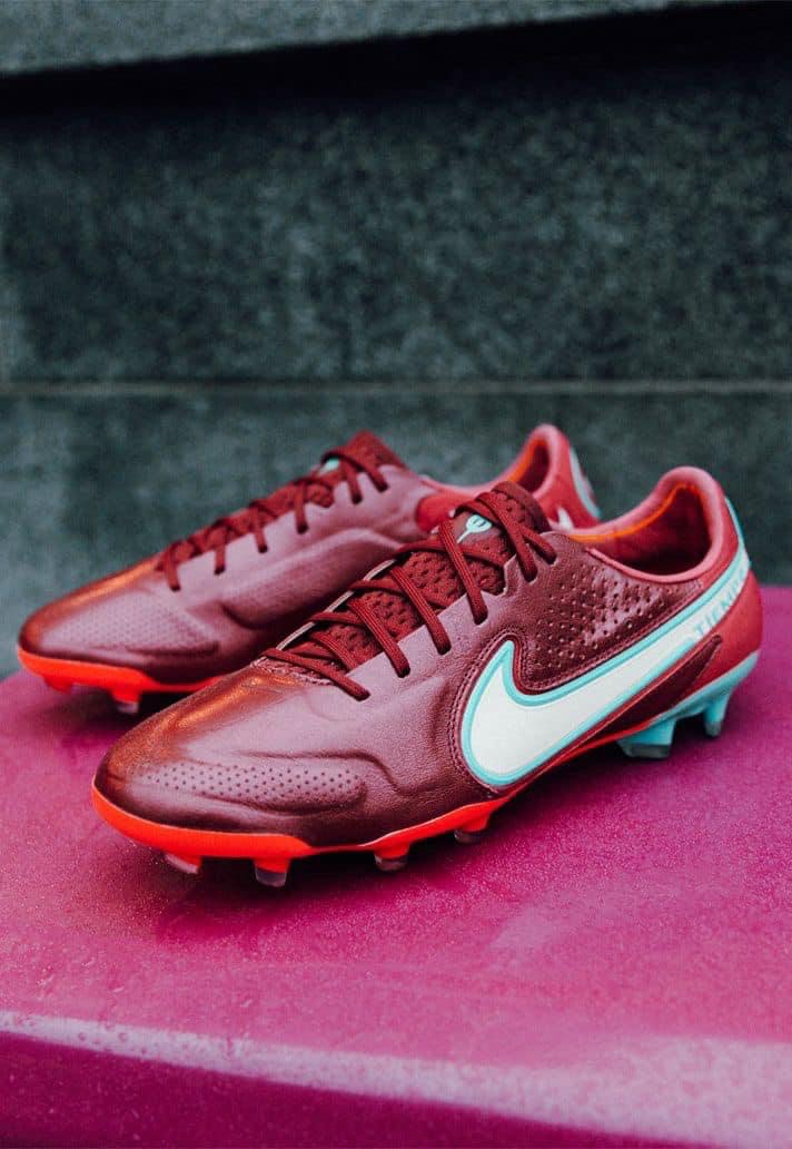 Nike tiempo blu cheap
