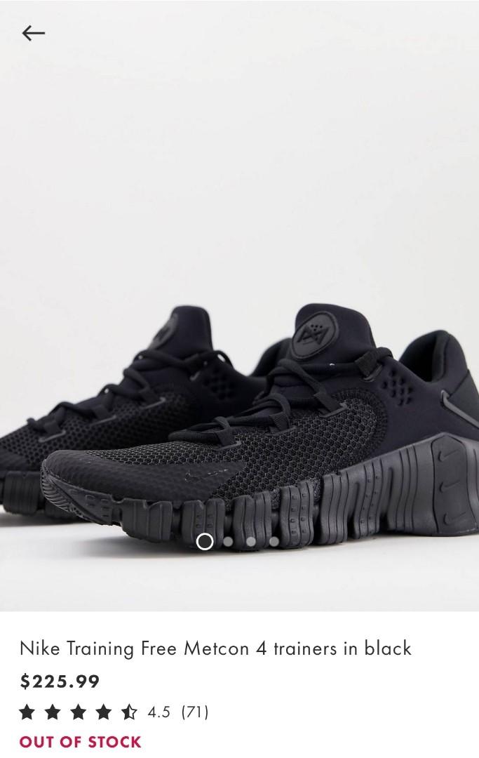 Nike Training Free Metcon 4 trainers in Black Women s Fashion