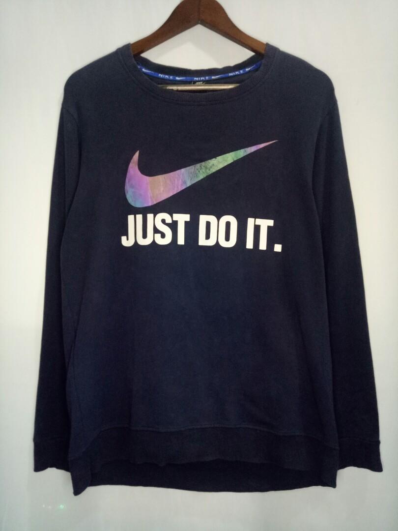 mens nike just do it sweatshirt