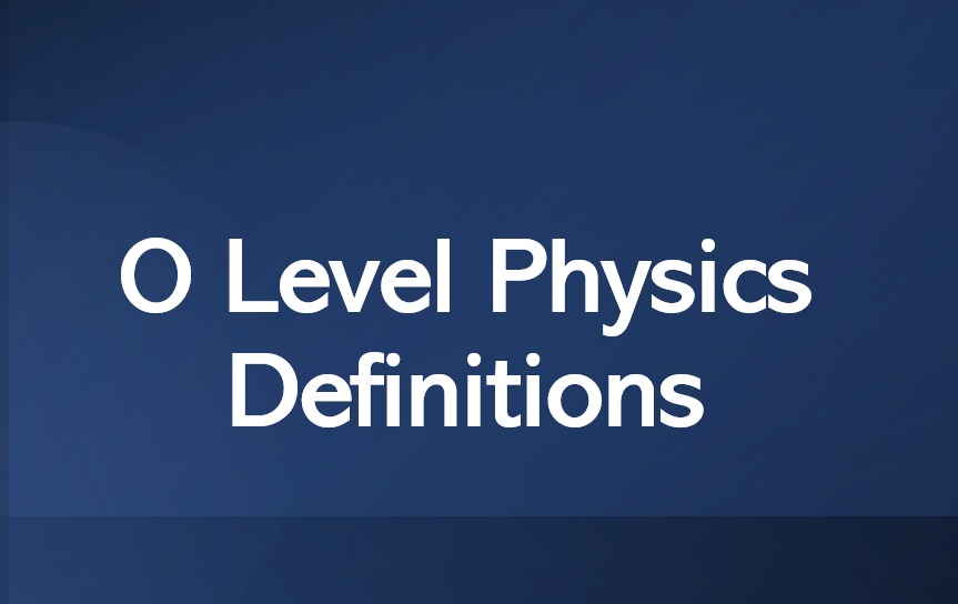 O Level Physics Definition List, Everything Else on Carousell