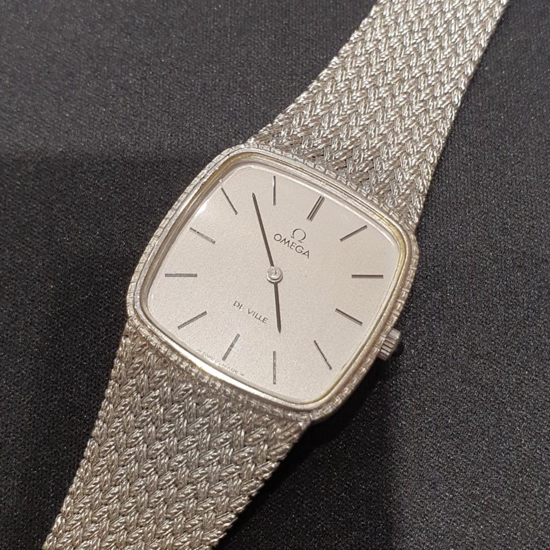 Omega De Ville Silver Dial 7314.31.00 Stainless Steel & 18k Gold