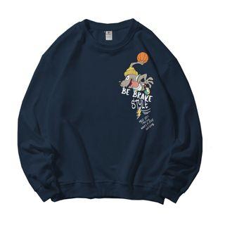 OOTDSUPPLY Crewneck Slamdunk Navy | Sweater Pria & Wanita - Link Shopee: https://shope.ee/1VOGQTuNr1