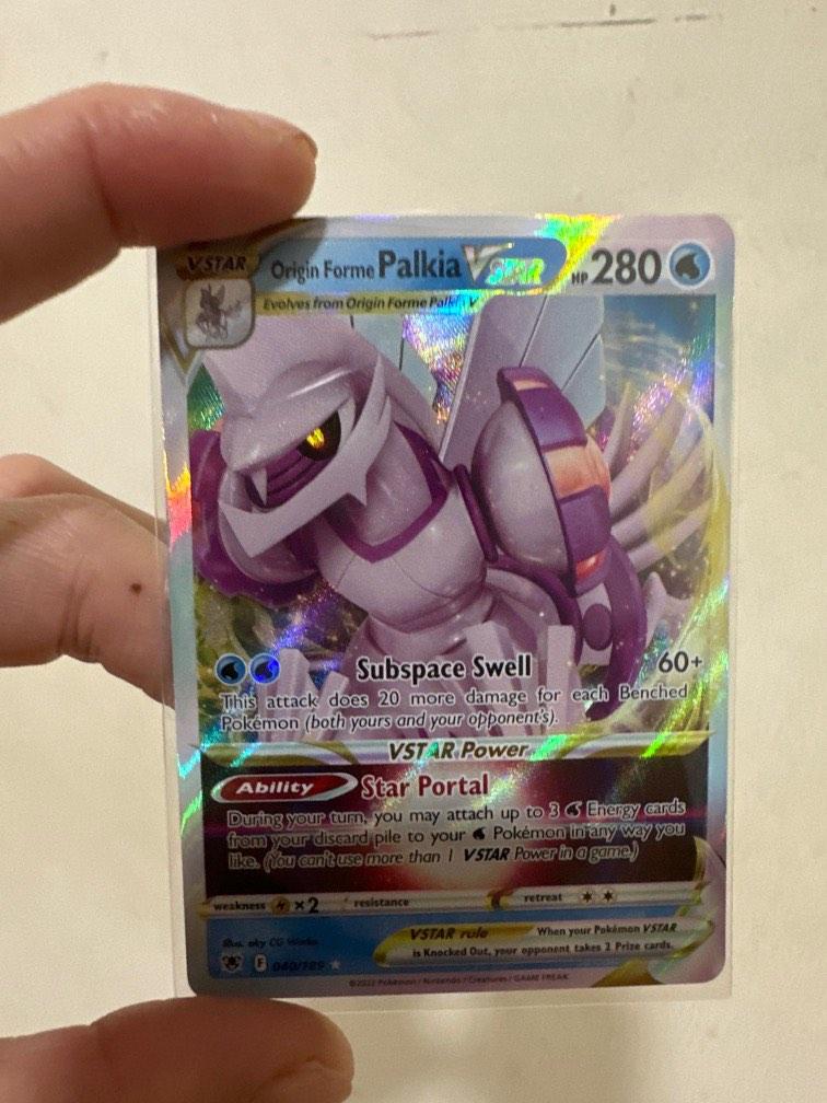 Origin forme Palkia Vstar, Hobbies &amp; Toys, Toys &amp; Games on Carousell