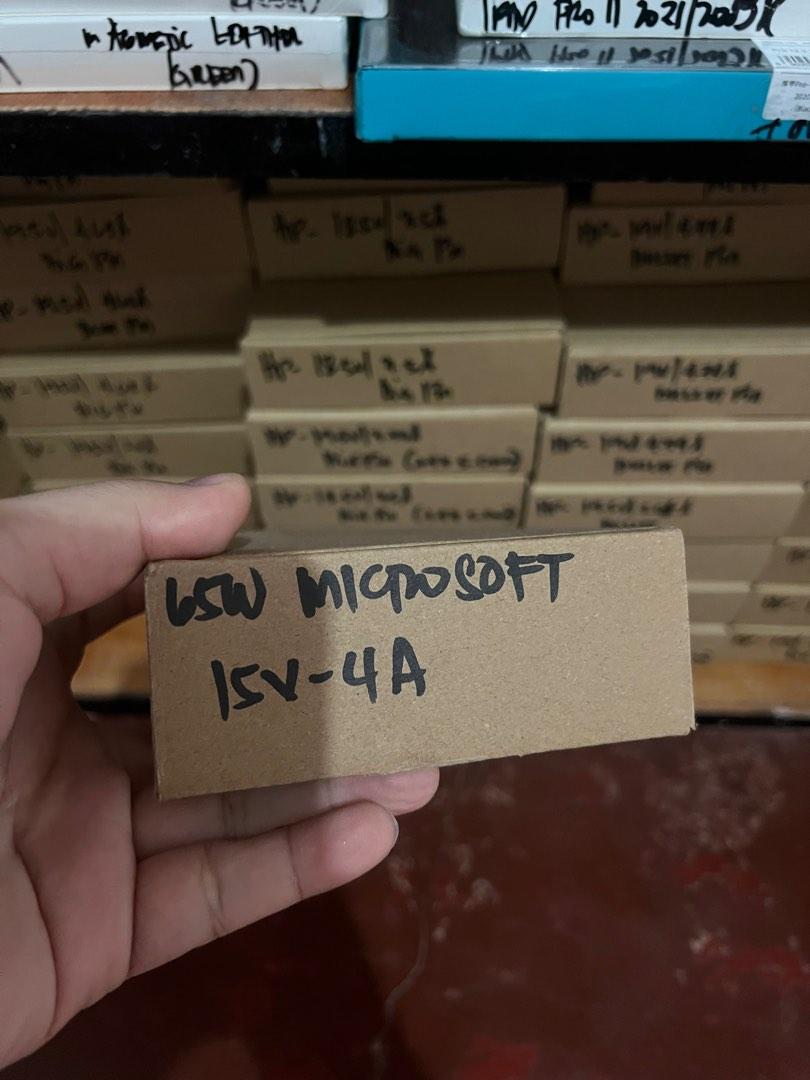 Original 65w Microsoft Surface Charger 15v 4a (Category: Chargers) located in Makati City. Submitted by jc.cuerdo (Listing ID 1189768560, Image 3). Description: .