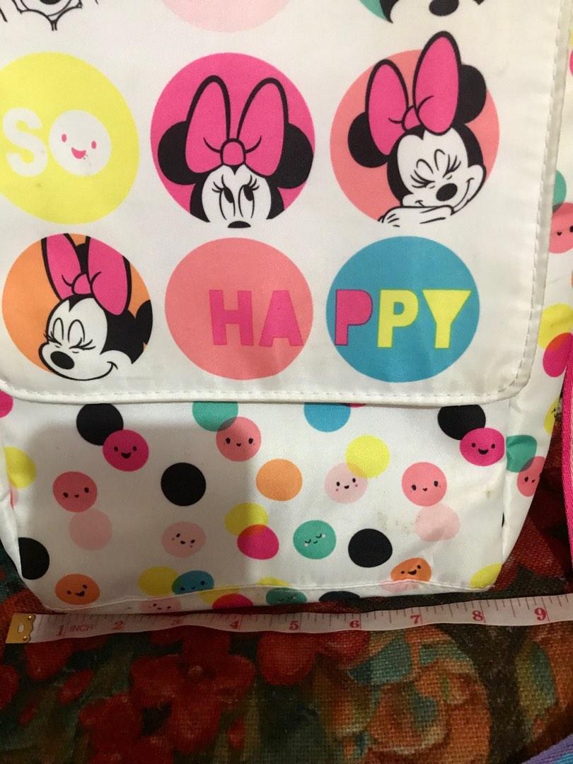 Original Disney minnie mouse bag❤️ (Category: Babies & Kids Fashion) located in Pasig City. Submitted by aonihsedlrs_fabshop (Listing ID 1189744365, Image 2). Description: unused from Japan kasya notebook 2books. Pwde din lagayan ng gamit ni baby .