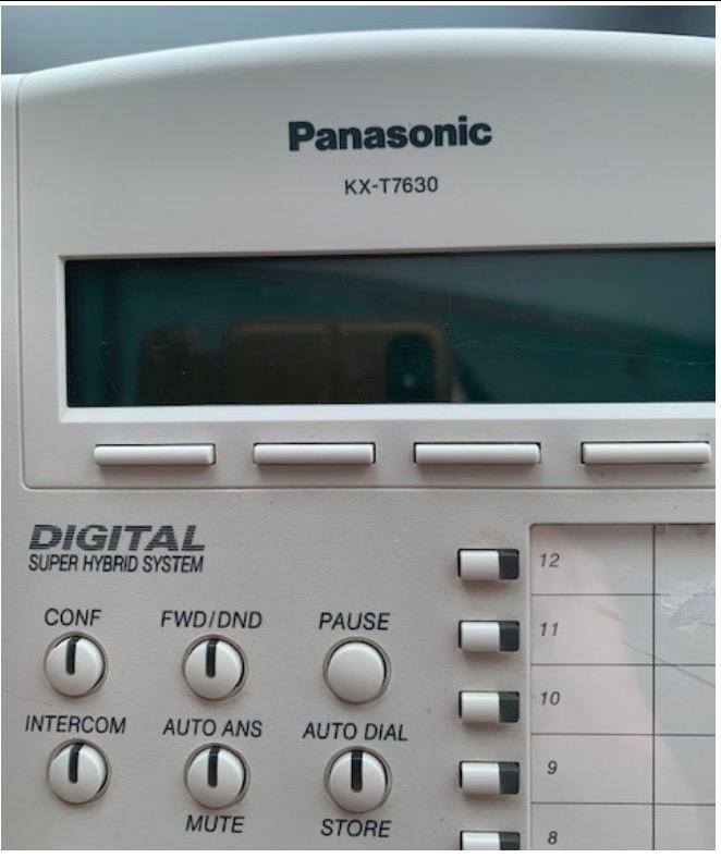 Panasonic KX-T7630 office phone, Computers & Tech, Office & Business ...