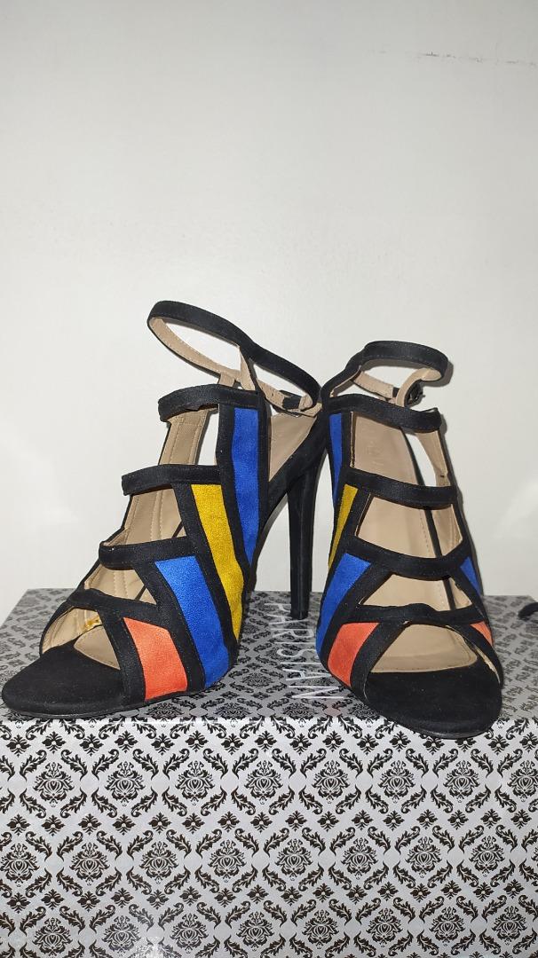 French stiletto heels open toe sandals