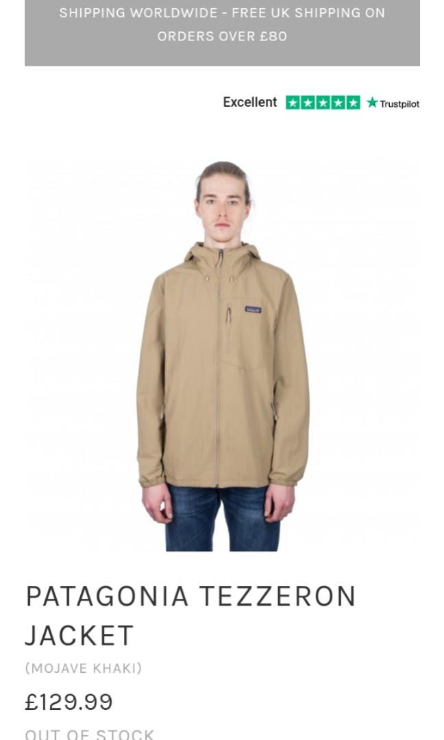Patagonia men's tezzeron jacket hotsell