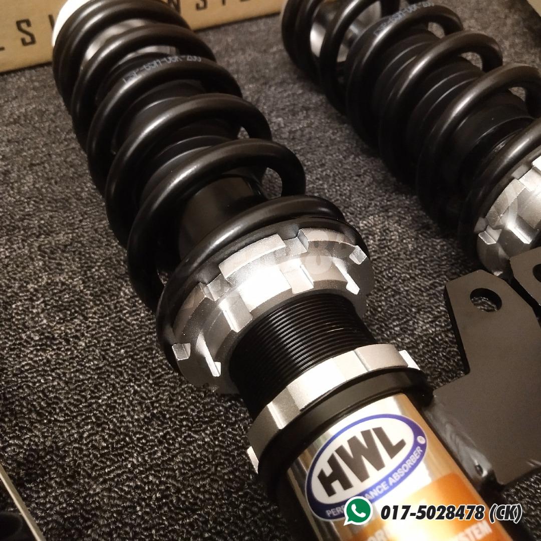 Perodua Axia / Bezza 2014+ HWL XS Series Adjustable Suspension, Auto