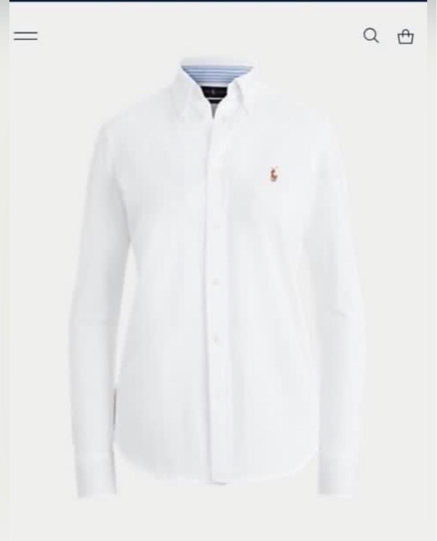 Ralph lauren knit cotton oxford shirt sale